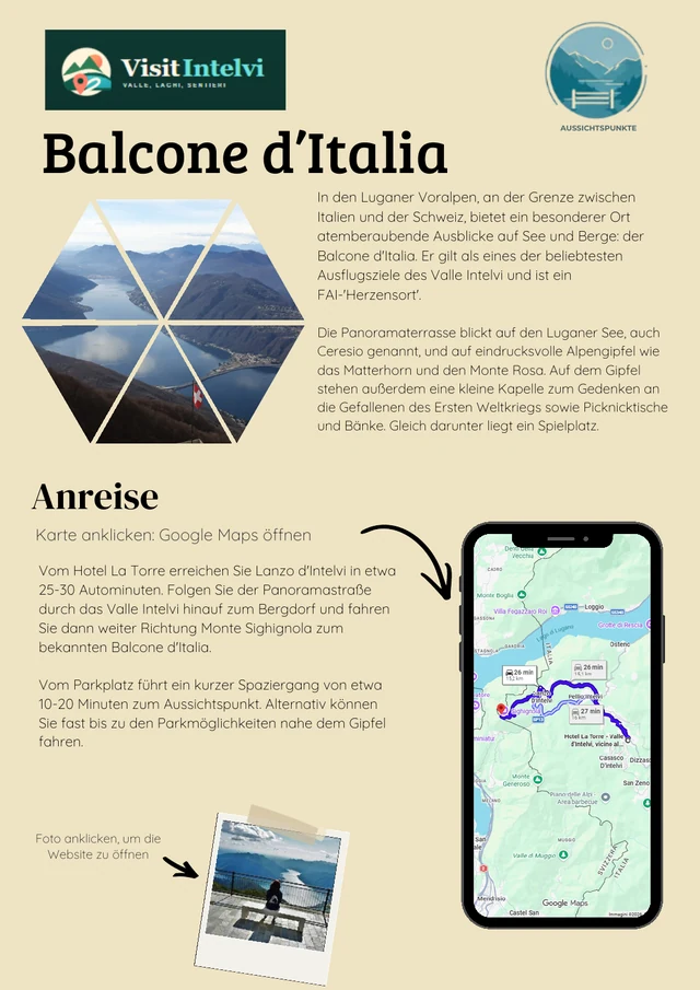 Balcone d'Italia - Vorschau des PDF-Guides