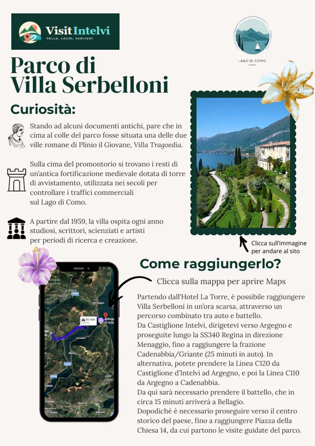Anteprima della guida PDF: Parco di Villa Serbelloni
