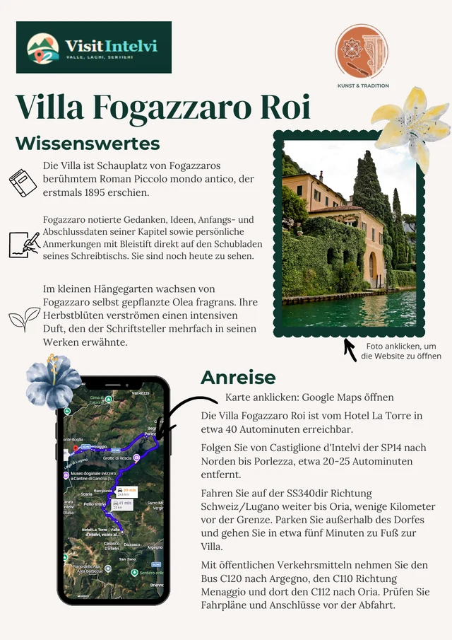 Vorschau des PDF-Guides: Villa Fogazzaro Roi
