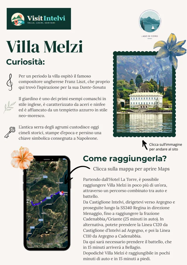 Anteprima della guida PDF: Villa Melzi d’Eril