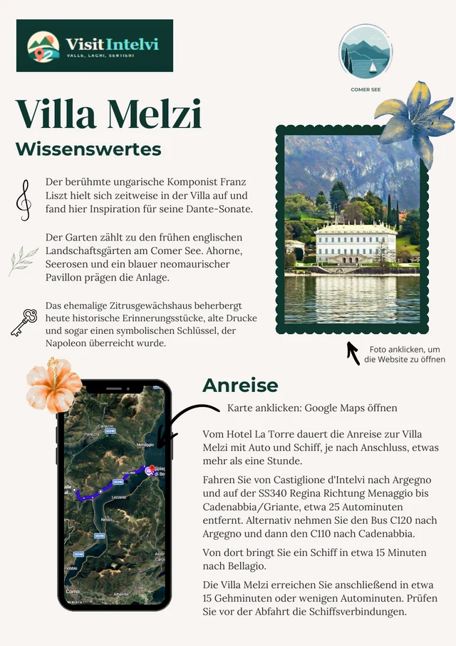 Vorschau des PDF-Guides: Villa Melzi d’Eril