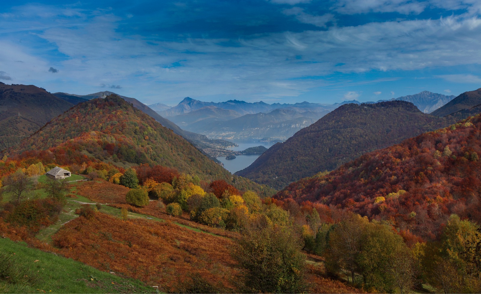 Vista verso il Lago di Como